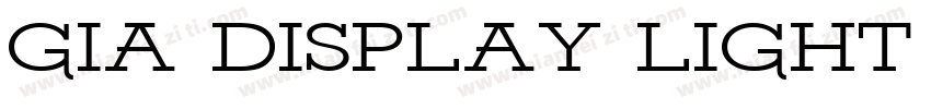 Gia Display Light Display Light字体转换